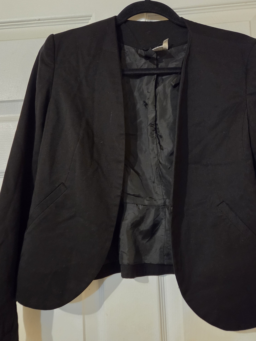 Divided Women's Black Open-Front Blazer